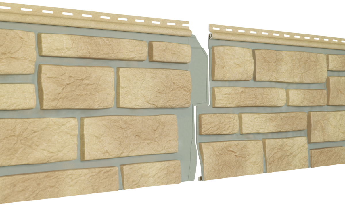 Фасадная панель Ю-Пласт Stone House S-Lock Таганай Речной